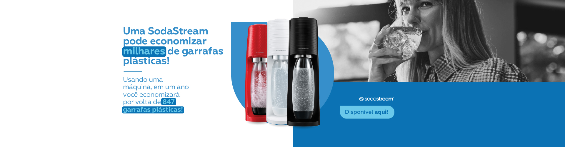 SodaStream - Economize milhares de garrafas plásticas